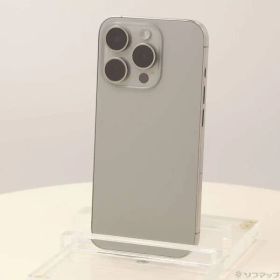 ソフマップ 〔中古品〕 iPhone15 Pro 128GB ナチュラルチタニウム MTU93J／A SIMフリー【348】