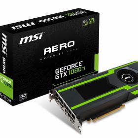 【中古】【非常に良い】MSI ビデオグラフィックカード GTX 1080 TI AERO 11G OC