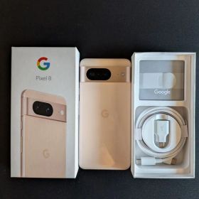 【極美品】Google Pixel 8 ローズ 128GB 箱・付属品有