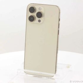 【中古】Apple(アップル) iPhone14 Pro Max 128GB ゴールド MQ983J／A SIMフリー 【258-ud】