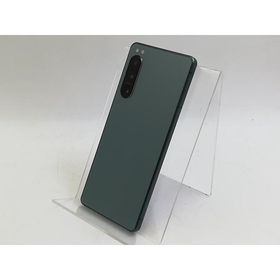 【中古】SONY au 【SIMフリー】 Xperia 5 IV 8GB 128GB SOG09 グリーン【大宮東口】保証期間１ヶ月【ランクC】