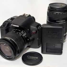 【美品】EOS Kiss X7i ダブルズームレンズキット Canon キヤノン
