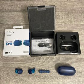 【美品】SONY WF-XB700 ワイヤレスイヤホン ブルー