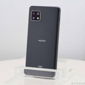 〔中古〕SHARP(シャープ) AQUOS sense5G 64GB ブラック SHG03 auロック解除SIMフリー〔305-ud〕