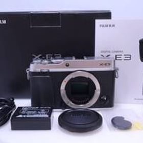【3,694回 美品】FUJIFILM X-E3 ボディ シルバー X-E3-S ミラーレス一眼カメラ