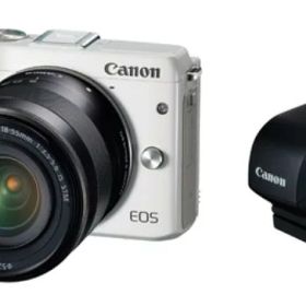 【中古】Canon キヤノン EOS M3 EF-M18-55 IS STM レンズEVFキット ホワイト