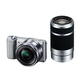 中古 1年保証 美品 SONY α5000 ダブルズームレンズキット シルバー [ILCE-5000Y]