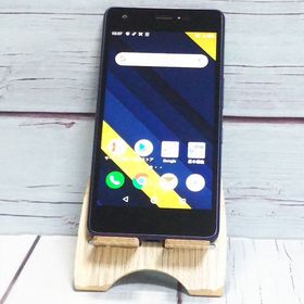 au Qua phone QZ 京セラ KYV44 インディゴ 849