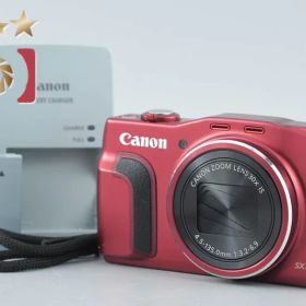 【中古】Canon キヤノン PowerShot SX700 HS レッド コンパクトデジタルカメラ