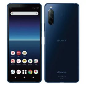 【SIMロック解除済】docomo Xperia10 II SO-41A Blue SONY 当社3ヶ月間保証 中古 イオシス
