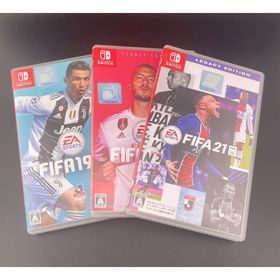 【中古品】 FIFA19 FIFA20 FIFA 21 サッカー Nintendo switch 動作済み(家庭用ゲームソフト)