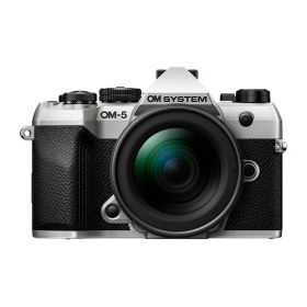 OMデジタルソリューションズ OM-5 Mark II 12-45mm F4.0 PRO レンズキット ミラーレス一眼カメラ IP53防水防塵対応 シルバー