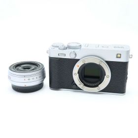 【中古】 《美品》 FUJIFILM X-E5 XF23mm F2.8 R WRレンズキット シルバー 【ストラップ取付部部品交換/各部点検済】 [ デジタルカメラ ]