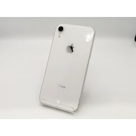 【中古】Apple docomo 【SIMロック解除済み】 iPhone XR 64GB ホワイト MT032J/A【広島本通】保証期間1ヶ月【ランクC】