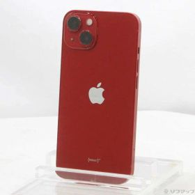 【中古】Apple(アップル) iPhone13 128GB プロダクトレッド MLNF3J／A SIMフリー 【348-ud】