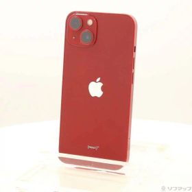 【中古】Apple(アップル) iPhone13 128GB プロダクトレッド MLNF3J／A SIMフリー 【368-ud】