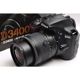 ニコン Nikon D3400 レンズキット ブラック SDカード(16GB)付き