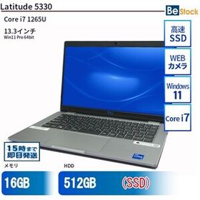 中古 ノートパソコン Dell デル 13インチ Latitude 5330 5330 Core i5 メモリ：8GB SSD搭載 6ヶ月保証