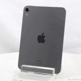 【中古】Apple(アップル) iPad mini 第6世代 64GB スペースグレイ MK7M3J／A Wi-Fi 【305-ud】