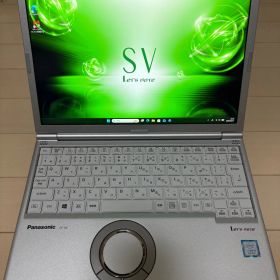 【ほぼ美品/累積210時間】Panasonic Let’s note CF-SV7 Windows11 SSD256GB メモリ8GB Core i5 軽量 高速 パソコン ノートPC パナソニック レッツノート すぐ使える