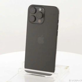 【中古】Apple(アップル) iPhone16 Pro Max 256GB ブラックチタニウム MYWG3J／A SIMフリー 【269-ud】