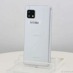 【中古】SHARP(シャープ) AQUOS sense4 lite 64GB シルバー SH-RM15 楽天 SIMフリー 【377-ud】