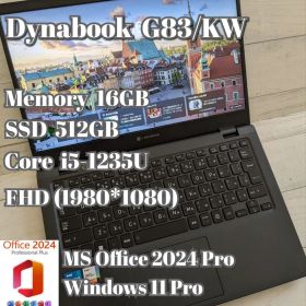 ⑥ Dynabook G83/KW 16GB 512GB MS Office