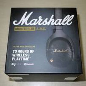 新品未開封品 Marshall マーシャル ワイヤレスヘッドホン MONITOR III A.N.C ブラック 最大100時間再生 通話対応 ノイズキャンセリング