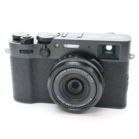【中古】 《良品》 FUJIFILM X100V ブラック 【フロントダイヤル液晶部品交換/センサークリーニング/各部点検済】 [ デジタルカメラ ]
