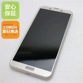 超美品 SH-01L AQUOS sense2 シャンパンゴールド スマホ 本体 白ロム 土日祝発送OK 07000