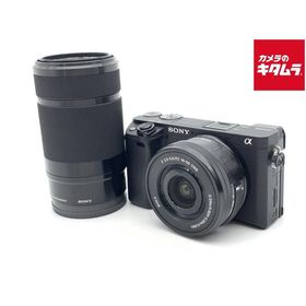 【中古】 【良品】 ソニー α6400 ダブルズームレンズキット ブラック [ILCE-6400X B]