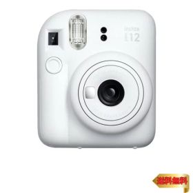 【マラソン最大46倍】富士フイルム(FUJIFILM) チェキ インスタントカメラ instax mini 12 クレイホワイト INS MINI 12 WHITE