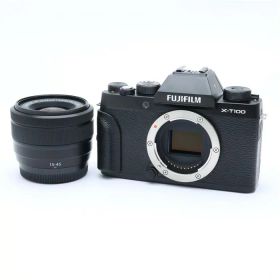 【中古】 《美品》 FUJIFILM X-T100 レンズキット ブラック [ デジタルカメラ ]