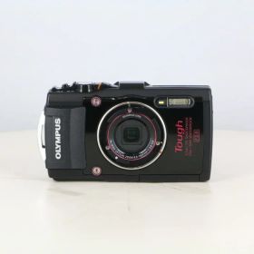 【中古】 (オリンパス) OLYMPUS STYLUS TG-4 TOUGH ブラツク【中古カメラ コンパクトデジカメ】 ランク：B