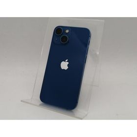 【中古】Apple 楽天モバイル 【SIMフリー】 iPhone 13 mini 128GB ブルー MLJH3J/A【なんば】保証期間１ヶ月【ランクC】
