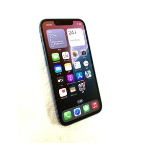 中古 Apple iPhone13 mini 128GB ブルー MLJH3J／A SIMフリー