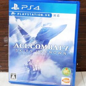 ▼送料210円(R801-F91) 現状品 BANDAI PS4 Play station4 ACE COMBAT7 SKIES UNKNOWN エースコンバット7 スカイズ・アンノウン ソフト