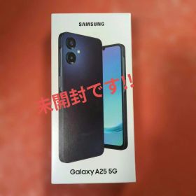 【新品・未開封】Samsung Galaxy A25 5G ブラック