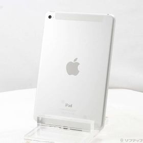 〔中古〕Apple(アップル) iPad mini 4 16GB シルバー MK702J／A docomoロック解除SIMフリー〔368-ud〕