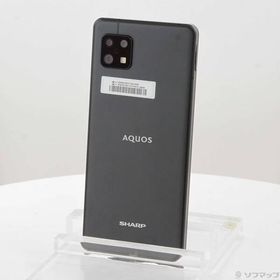 〔中古〕SHARP(シャープ) AQUOS sense6 128GB ブラック SH-M19 SIMフリー〔368-ud〕