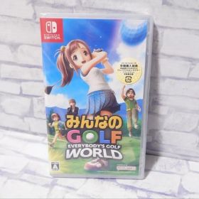 新品未開封 みんなのゴルフ ワールドSwitch 特典付き GOLF WORLD