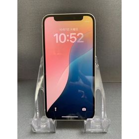 アイフォーン(iPhone)の超美品 国内版 SIMフリー iPhone12 mini 128GB ホワイト色(スマートフォン本体)