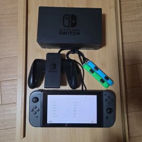 Nintendo Switch 本体 グレー ※プロコン・ストラップ付き