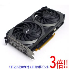【1日と5.0のつく日、18日はポイント3倍！】【中古】MSI製グラボ GeForce RTX 3060 Ti VENTUS 2X 8G V1 LHR PCIExp 8GB
