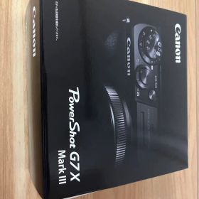 新品未開封Canon PowerShot G7 X Mark III ブラック黒