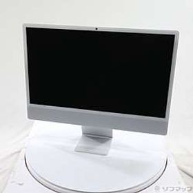 iMac 24-inch Late-2024 MD3H4J／A Apple M4 10コアCPU_10コアGPU 16GB SSD256GB シルバー 〔15.7 Sequoia〕