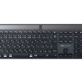SKB-BTEC1BK ソーラー充電Bluetoothキーボード