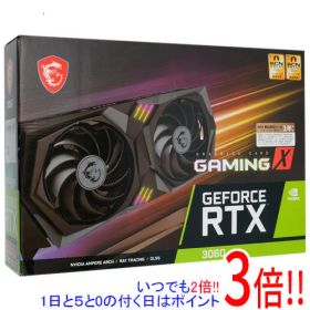 【いつでも2倍！1日と5.0のつく日、18日は3倍！】【中古】MSI グラボ GeForce RTX 3060 GAMING X 12G PCIExp 12GB 展示品