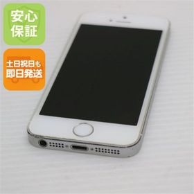 アイフォーン(iPhone)のau iPhone5s 16GB シルバー 白ロム M333(スマートフォン本体)