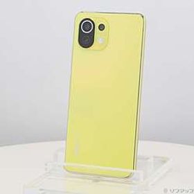 Mi 11 Lite 5G 128GB シトラスイエロー M2101K9R SIMフリー ［6.55インチ有機EL／Snapdragon 780G／RAM:6GB／ナノSIM&ナノSIM］